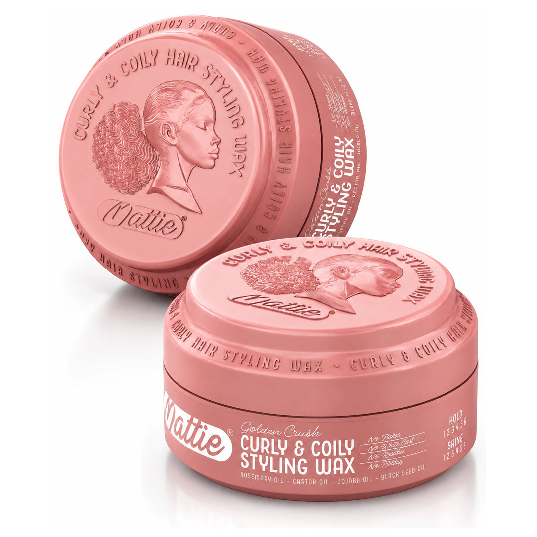 Mattie Professional - Golden Crush Cire coiffante pour cheveux bouclés et crépus 150 ml
