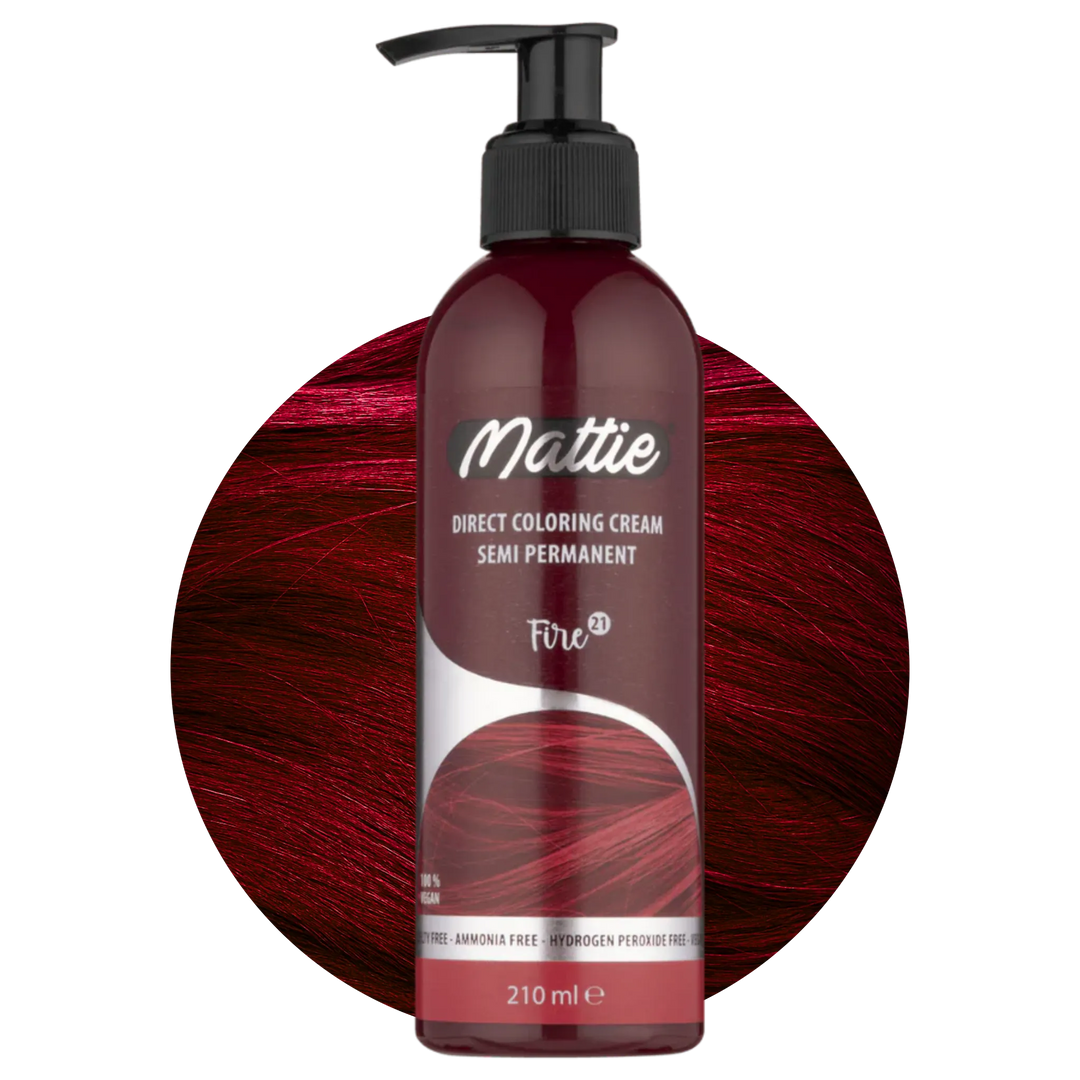 Mattie Fire - Vegan semi-permanente directe haarkleurcrème 210 ml