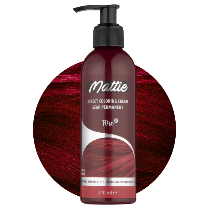 Mattie Fire - Vegan semi-permanente directe haarkleurcrème 210 ml