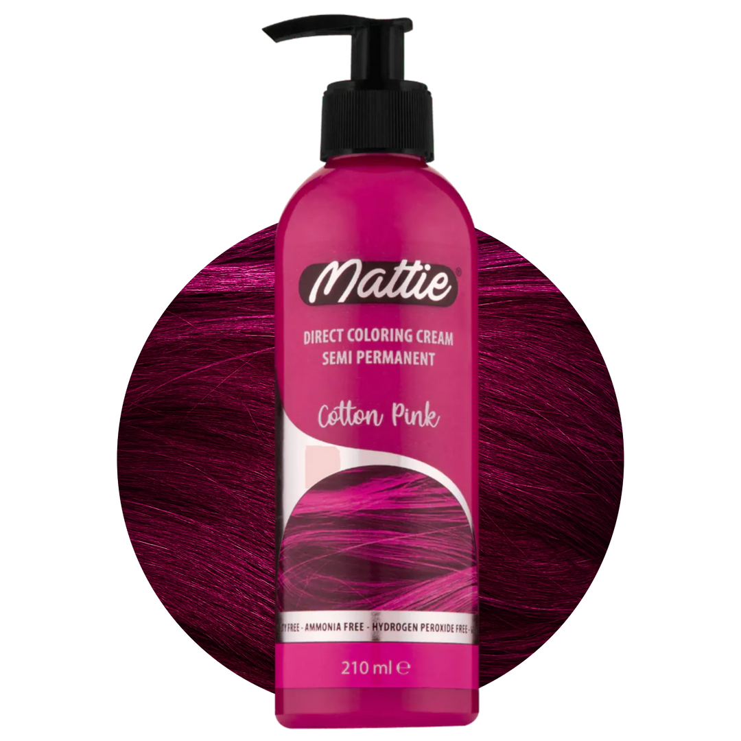 Mattie Cotton Pink - Crème de coloration directe semi-permanente vegan 210 ml