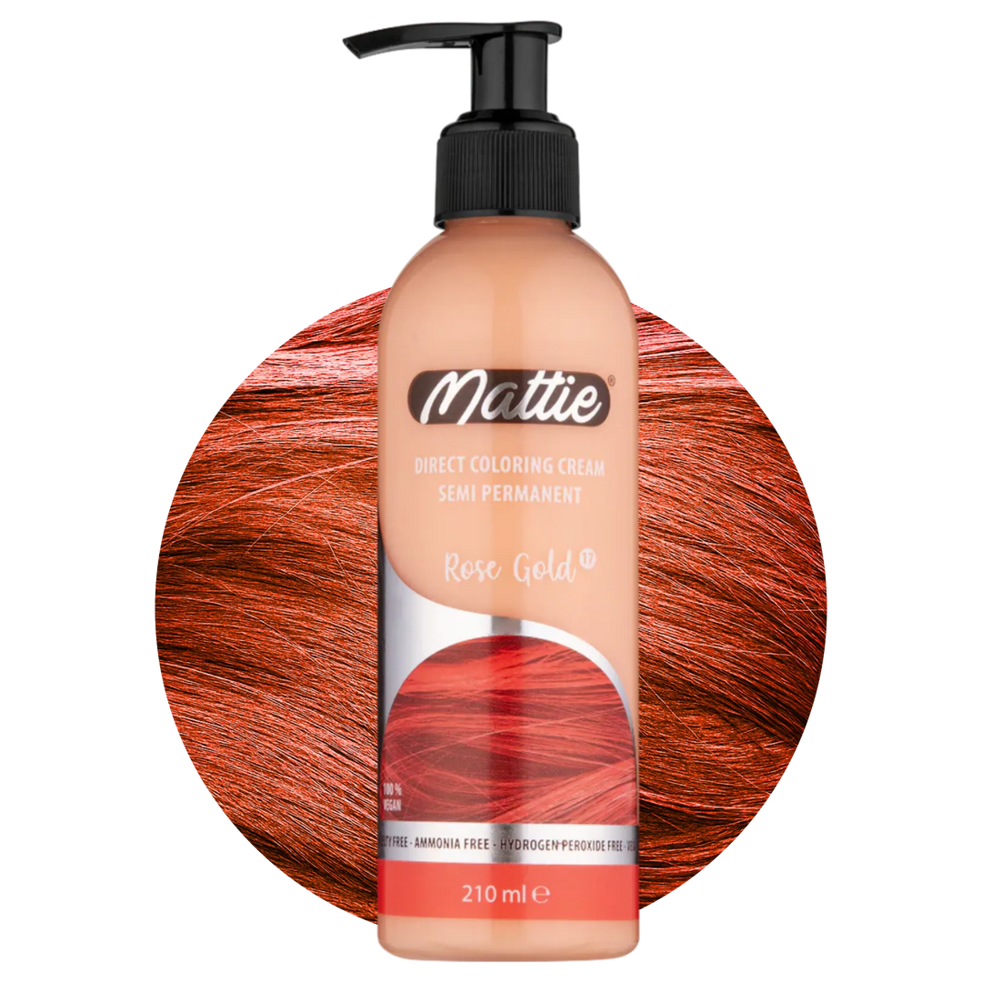 Mattie Rose Gold - Vegan semi-permanente directe haarkleurcrème 210 ml