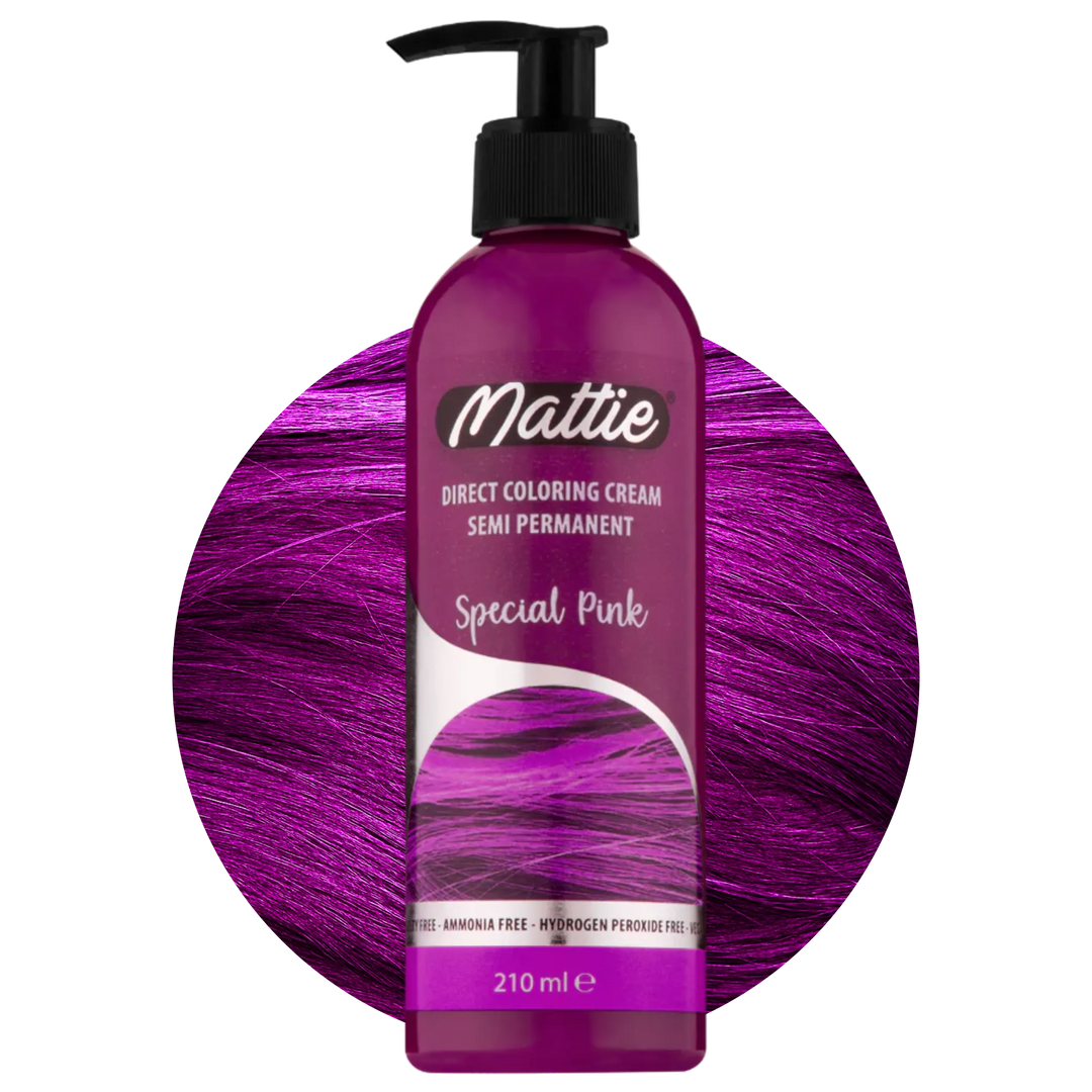 Mattie Special Pink - Vegan semi-permanente directe haarkleurcrème 210 ml