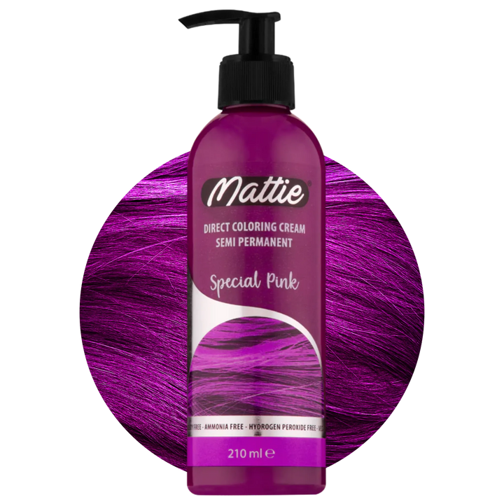 Mattie Special Pink - Vegan semi-permanente directe haarkleurcrème 210 ml