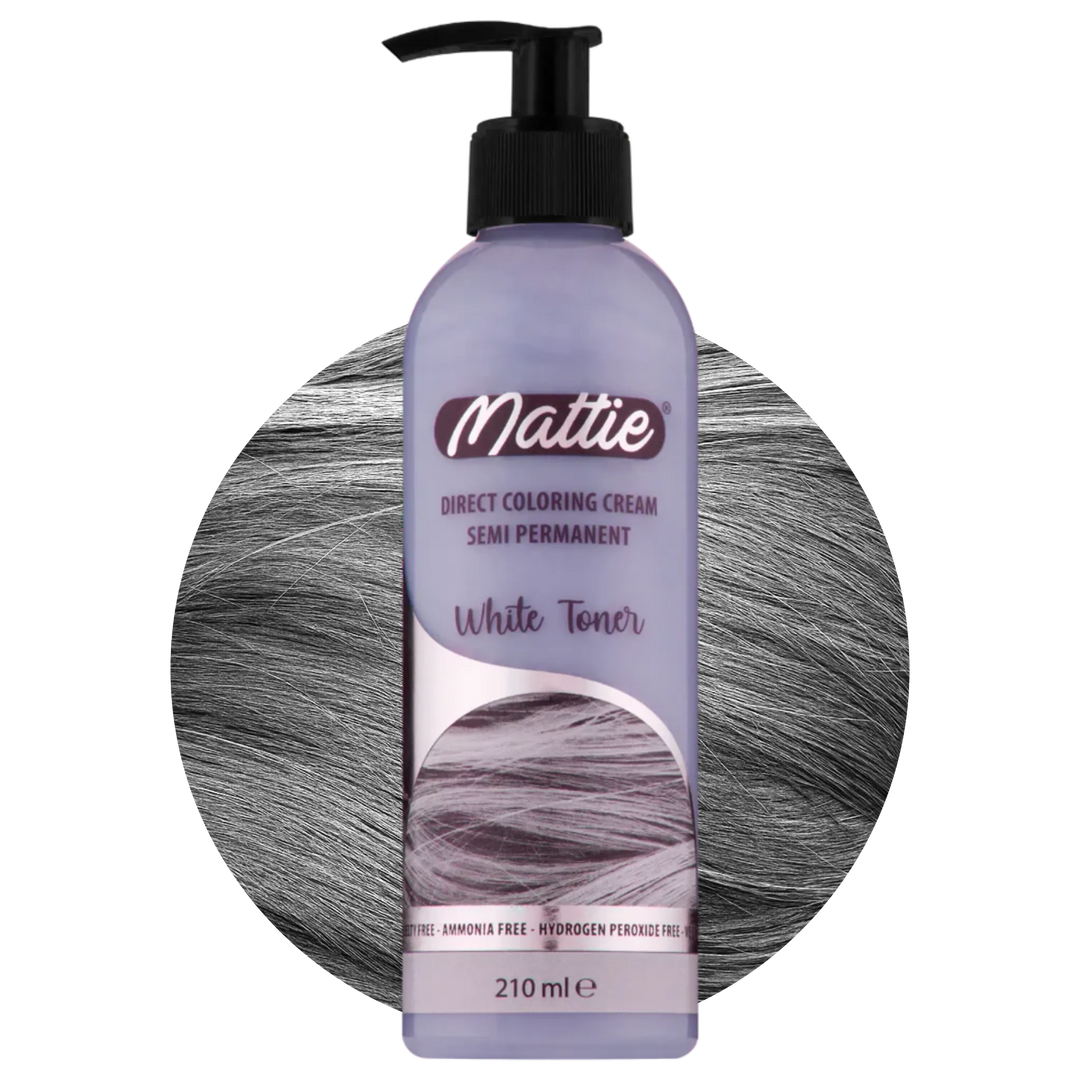 Mattie White Toner - Vegan semi-permanente directe haarkleurcrème 210 ml