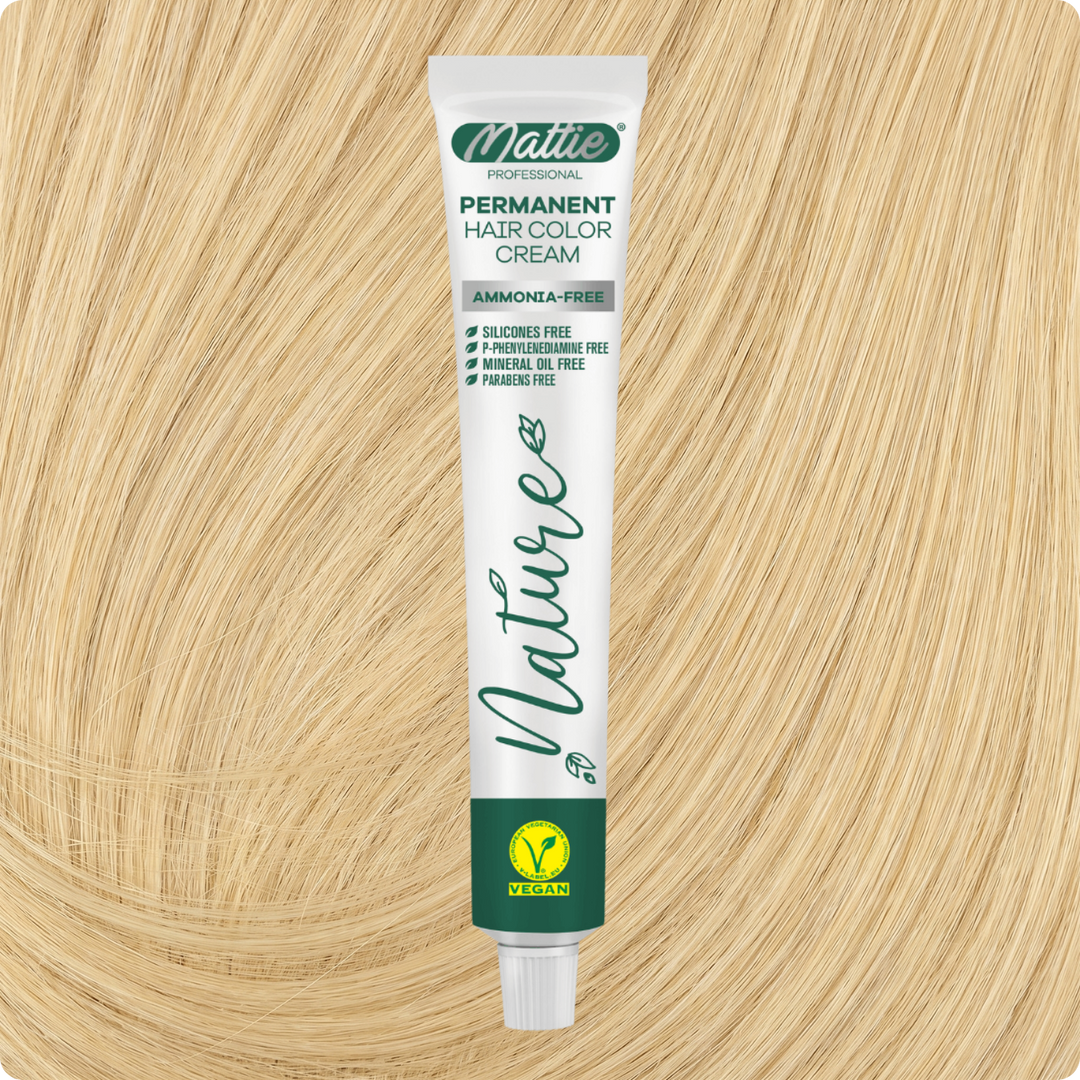 Mattie Professional Nature (12) Intense Blonde Super Aclarant - Crème de coloration permanente vegan 60 ml