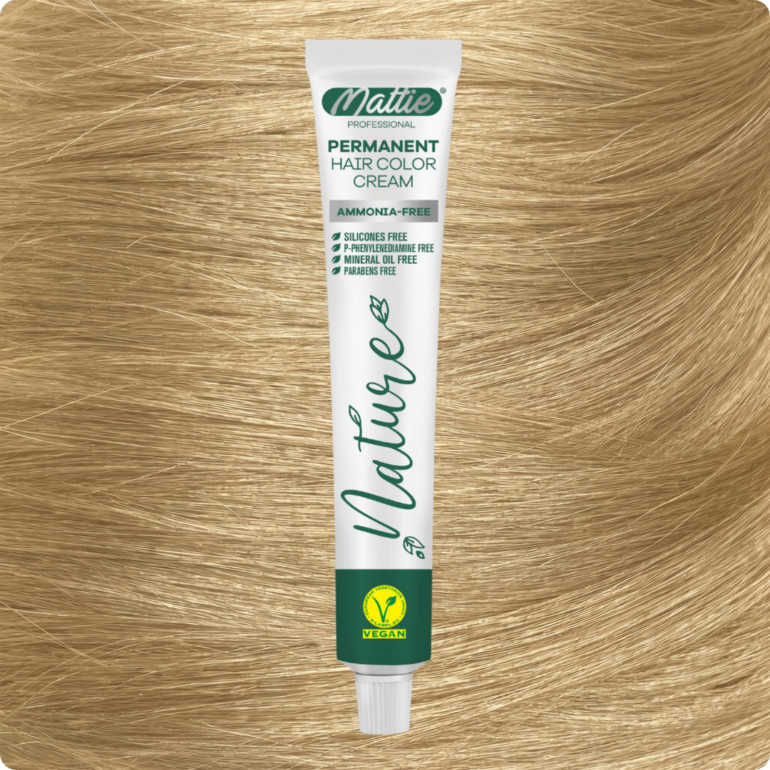 Mattie Professional Nature (10.0) Intense Extra Light Blonde - Crème de coloration permanente vegan 60 ml