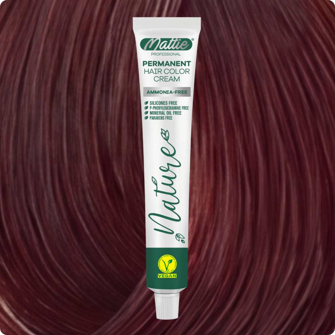 Mattie Professional Nature (6.34) Dark Blonde Golden Copper - Crème de coloration permanente vegan 60 ml
