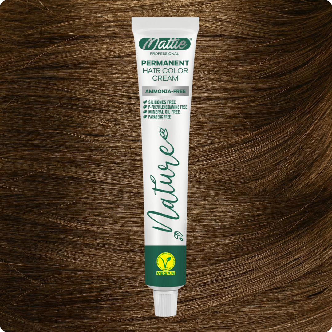 Mattie Professional Nature (7.0) Intense Blonde - Crème de coloration permanente vegan 60 ml