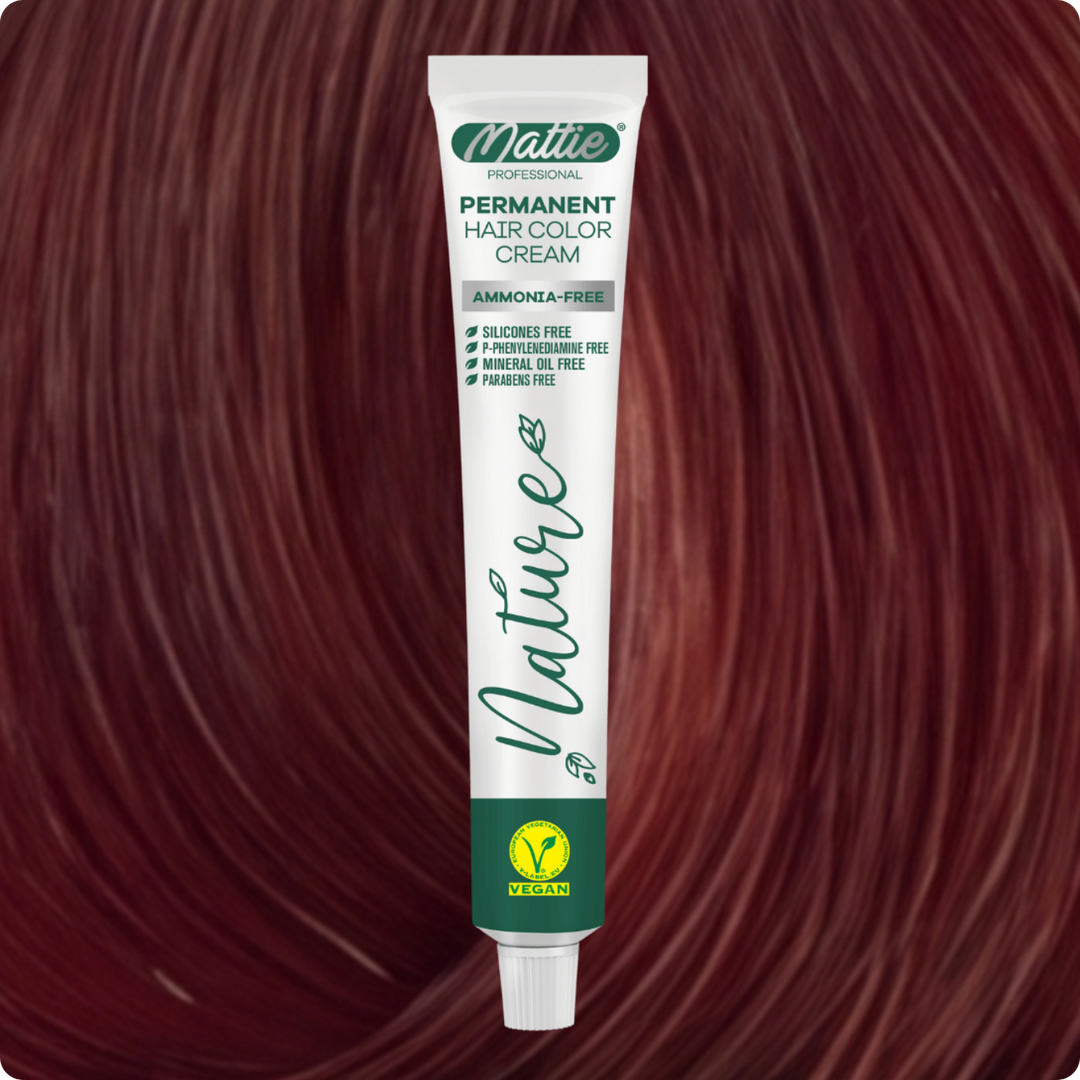 Mattie Professional Nature (7.34) Amber Blonde - Crème de coloration permanente vegan 60 ml