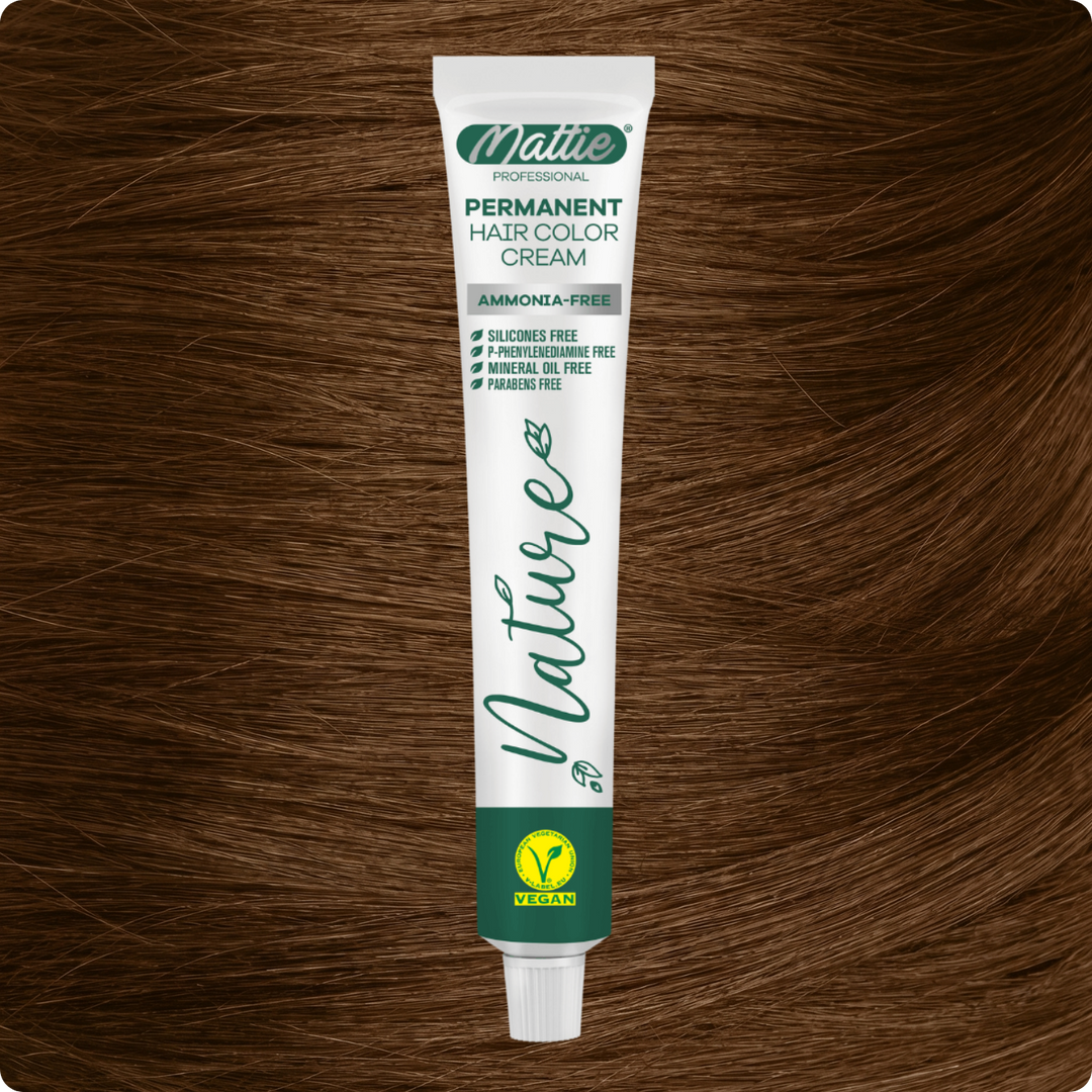 Mattie Professional Nature (7.3) Dark Golden Blonde - Crème de coloration permanente vegan 60 ml