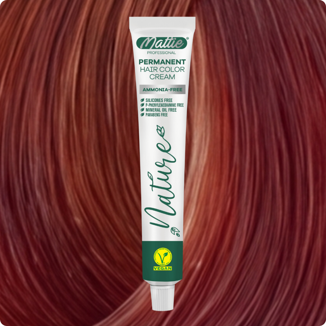 Mattie Professional Nature (7.44) Intense Copper - Crème de coloration permanente vegan 60 ml