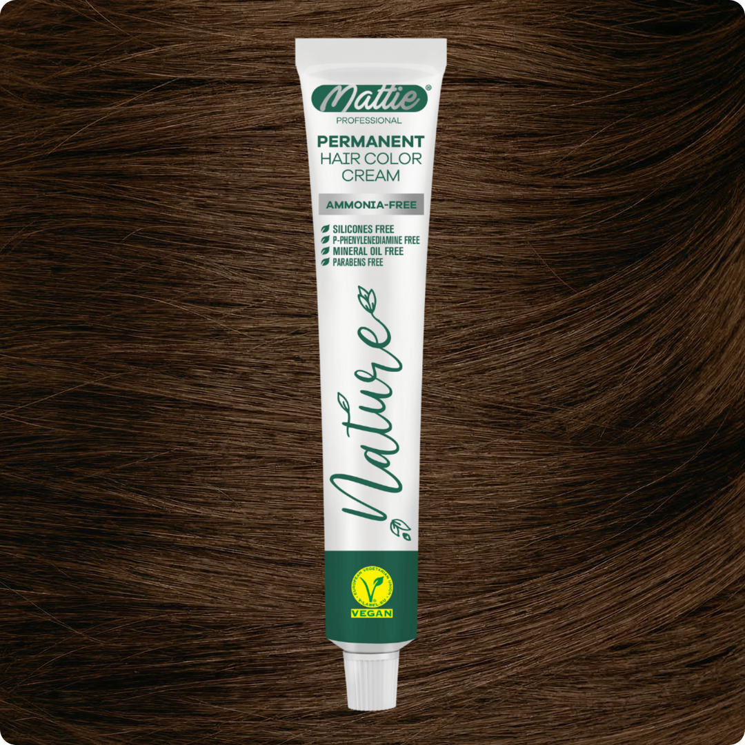Mattie Professional Nature (7.73) Blonde Golden Brown - Vegan permanente haarkleurcrème 60 ml