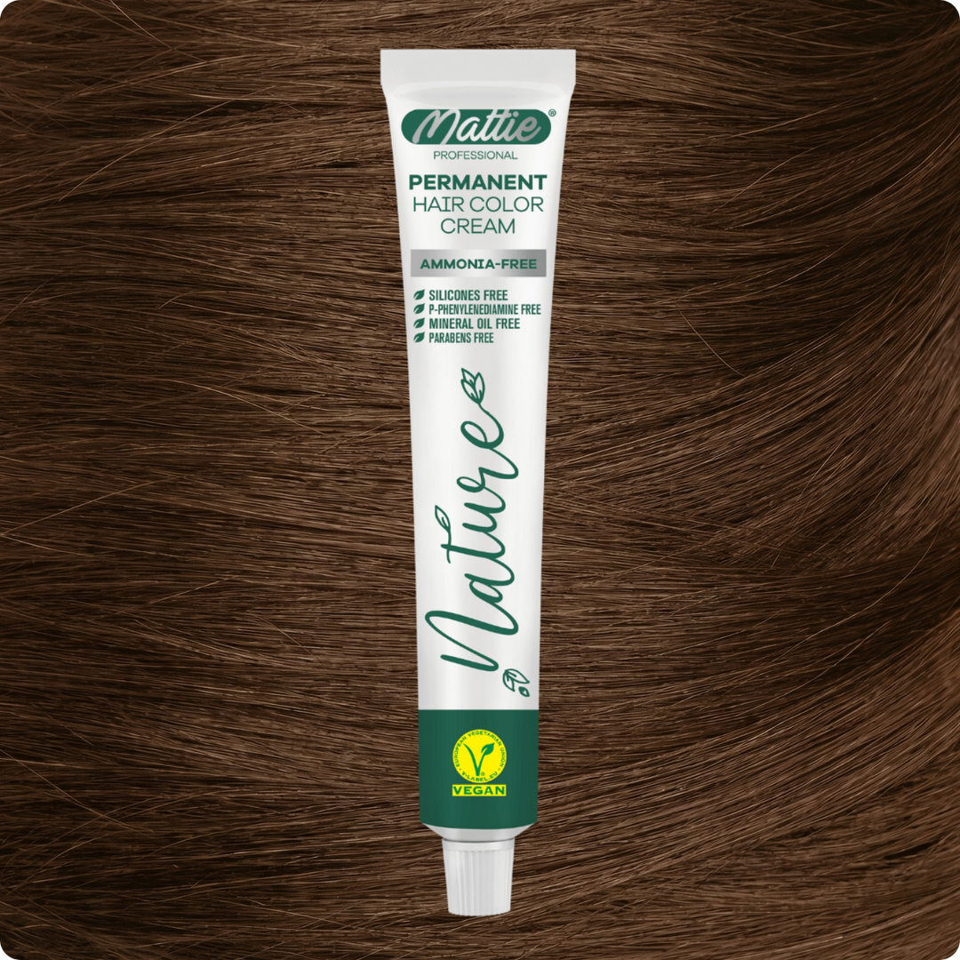 Mattie Professional Nature (8.73) Light Blonde Golden Brown - Vegan permanente haarkleurcrème 60 ml