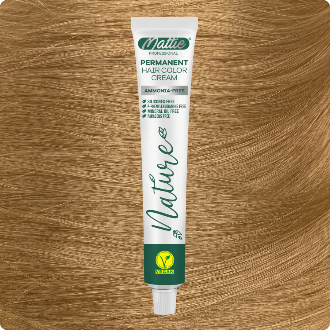 Mattie Professional Nature (9.3) Light Golden Blonde - Crème de coloration permanente vegan 60 ml
