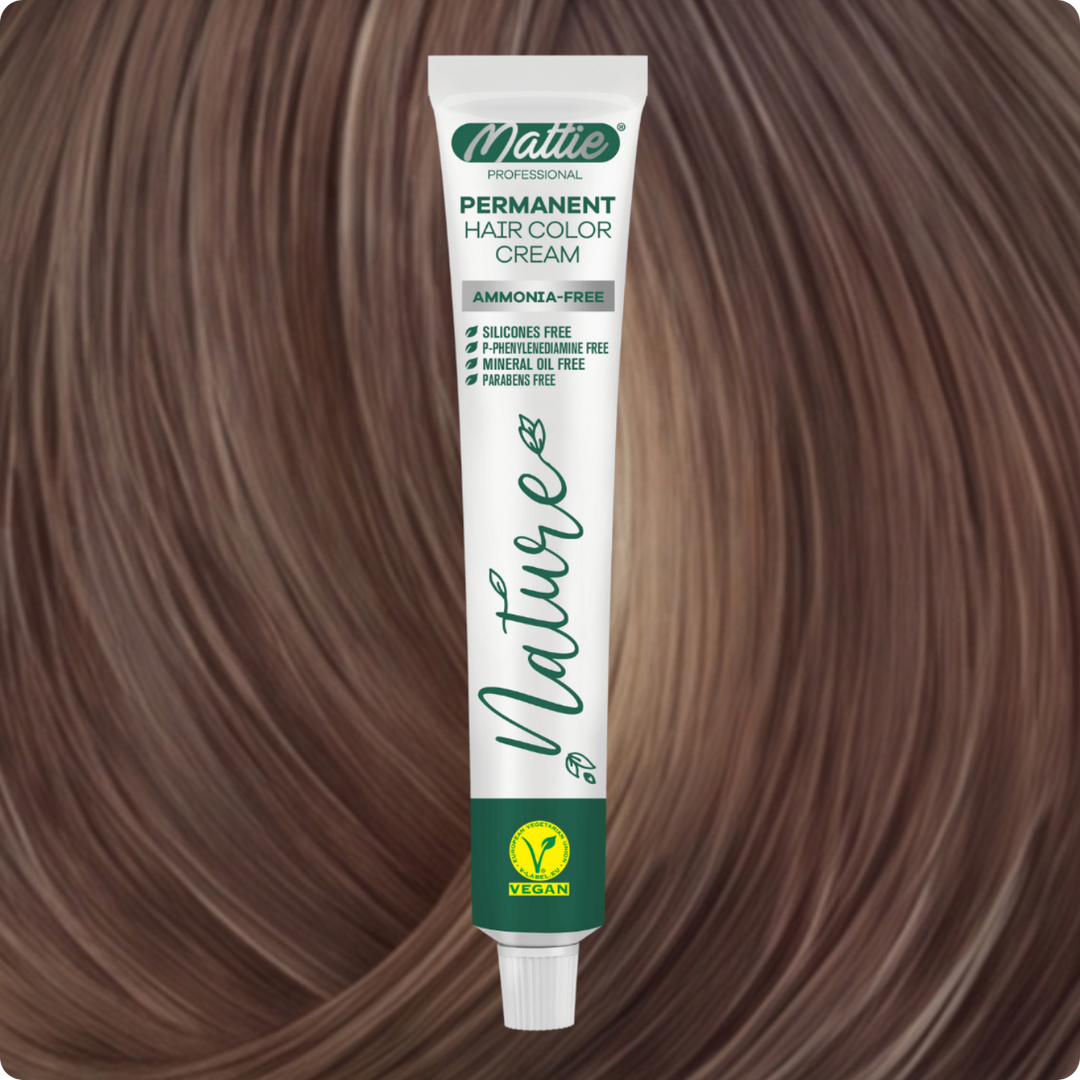 Mattie Professional Nature (9.8) Very Light Blonde Sand Beige - Crème de coloration permanente vegan 60 ml