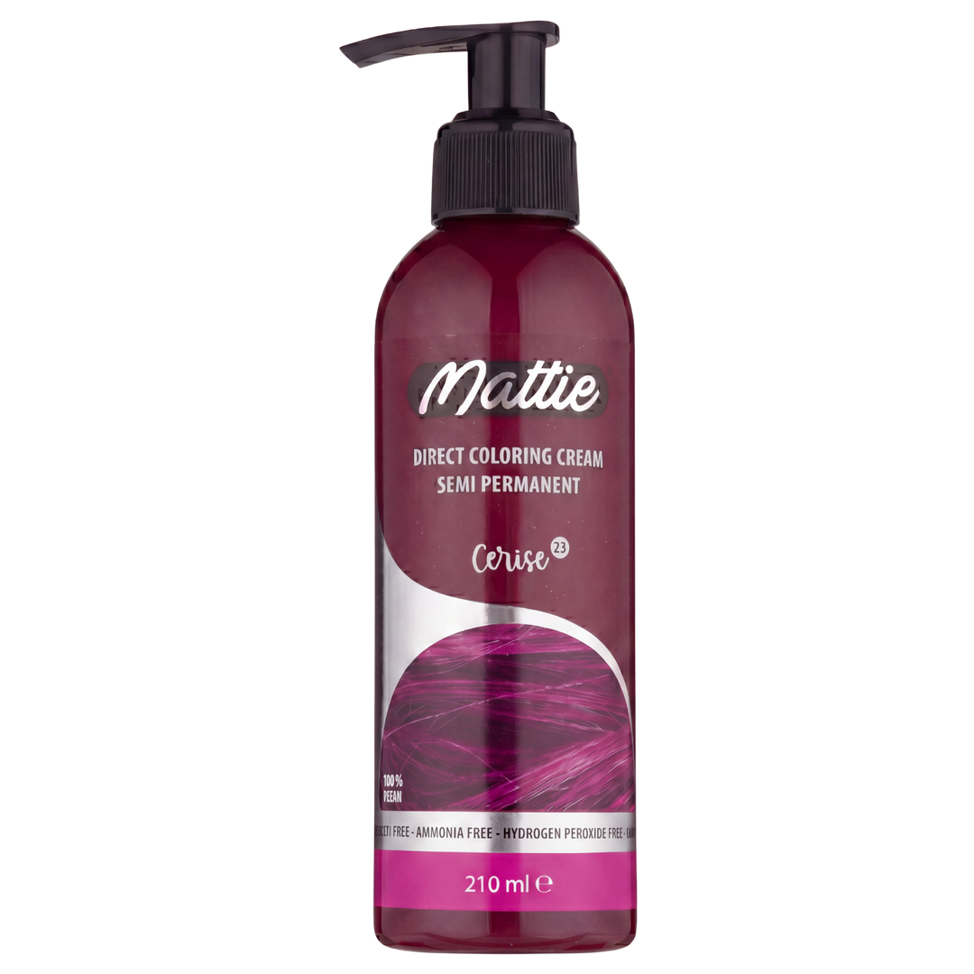 Mattie Cerise - Vegan semi-permanente directe haarkleurcrème 210 ml