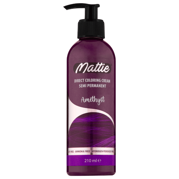 Mattie Amethyst - Crème de coloration directe semi-permanente vegan 210 ml