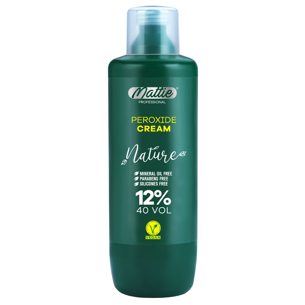 Mattie Professional Nature - Crème oxydante vegan 12 % (40 VOL) 1000 ml