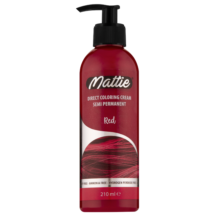 Mattie Red - Vegan semi-permanente directe haarkleurcrème 210 ml