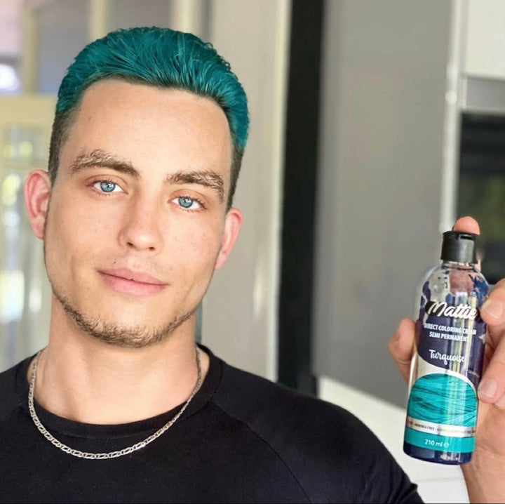 Mattie Turquoise - Vegan semi-permanente directe haarkleurcrème 210 ml